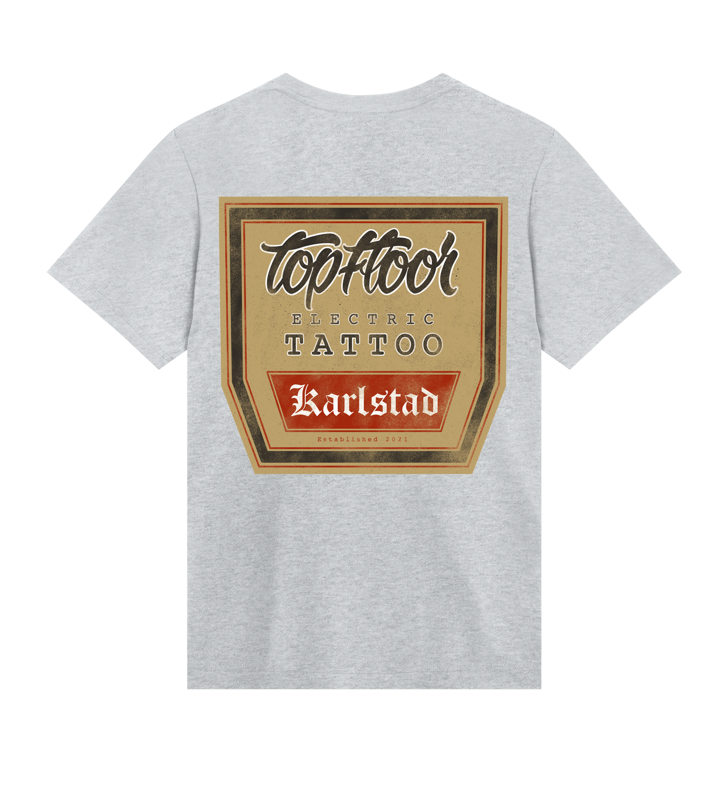 Top Floor Tattoo beer tee